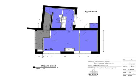 Bouwkundig tekenwerk Tjerk Hiddestraat - te Leeuwarden